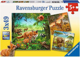Ravensburger Pussel för barn - 09330 Animals of the Earth - Pussel för barn från 5 år, med 3X49 bitar Pussel Naty Shop Fotografic