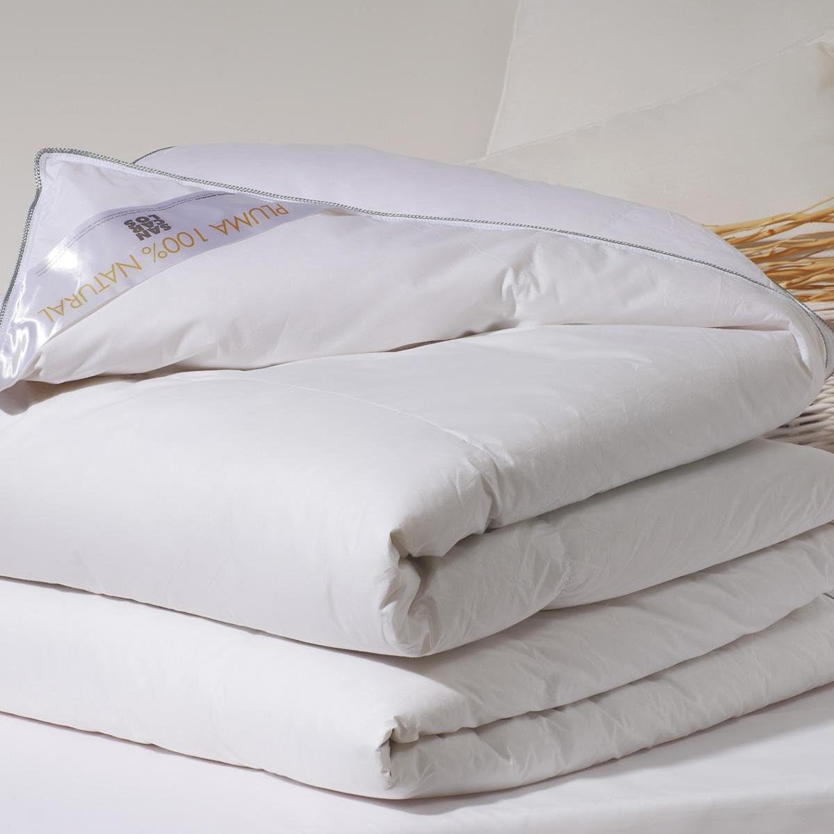 Platina, gåsdun, 300 G/M², 240 X 220 Cm, vita (vita) Täcken och täcken Naty Shop Bianco 260X240 Cm