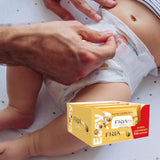 Enkla våtservetter för baby med aloe vera och honungsextrakt hudfuktighetskräm, dermatologiskt testad, 330 våtservetter