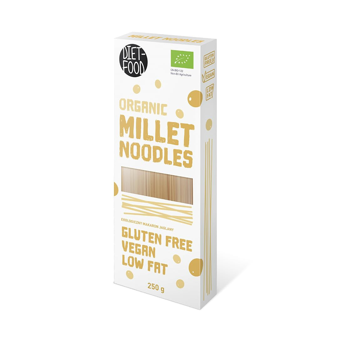 DIET-MAT ​​Bio Buchweizen Soba Nudeln Lebensmittel Pasta Vegan Glutenfreie Lactosefrei Sojafrei Nudeln für Vegetarier and Veganer 250 Gramm