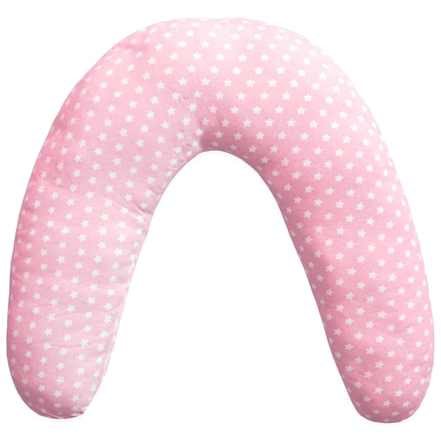 Amningskudde för nyfödda, XL, 100% bomullsöverdrag, avtagbar och tvättbar, Polyesterfyllning, Stjärnmönster Tillbehör Mat och amning Bebe Naty Shop Pink XL