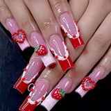 100st 3D Nail Charms Rosa Rot Kirsche Erdbeere Blume Nagel Charms Kamelie Rose Schmetterling Nail Art Charms Flatback Herz Schleife Charms Nägel Zubehör Mond Stern Nagelschmuck Nageldesign Anhänger