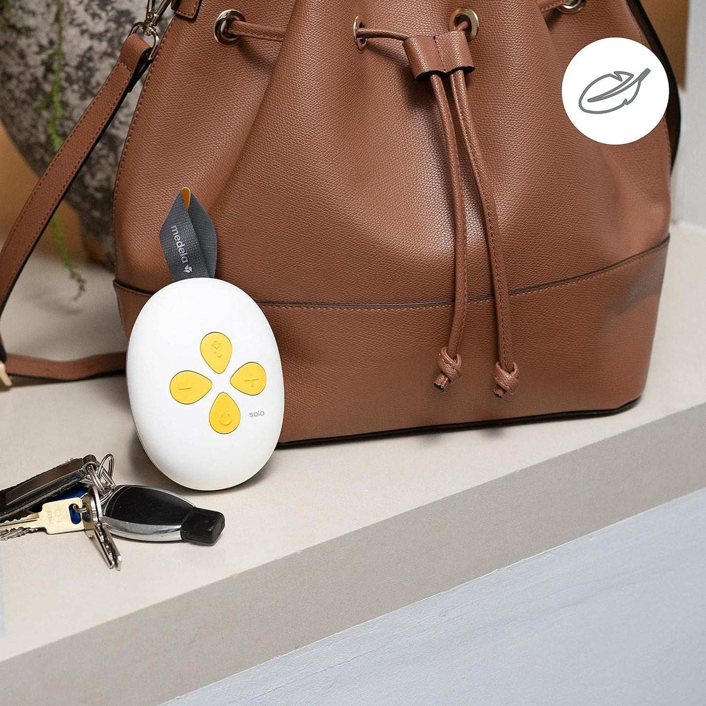 Medela Solo elektrisk bröstpump, med Personalfit Flex-tratt och 2-fas extraktionsteknik Tillbehör Mat och amning Bebe Naty Shop