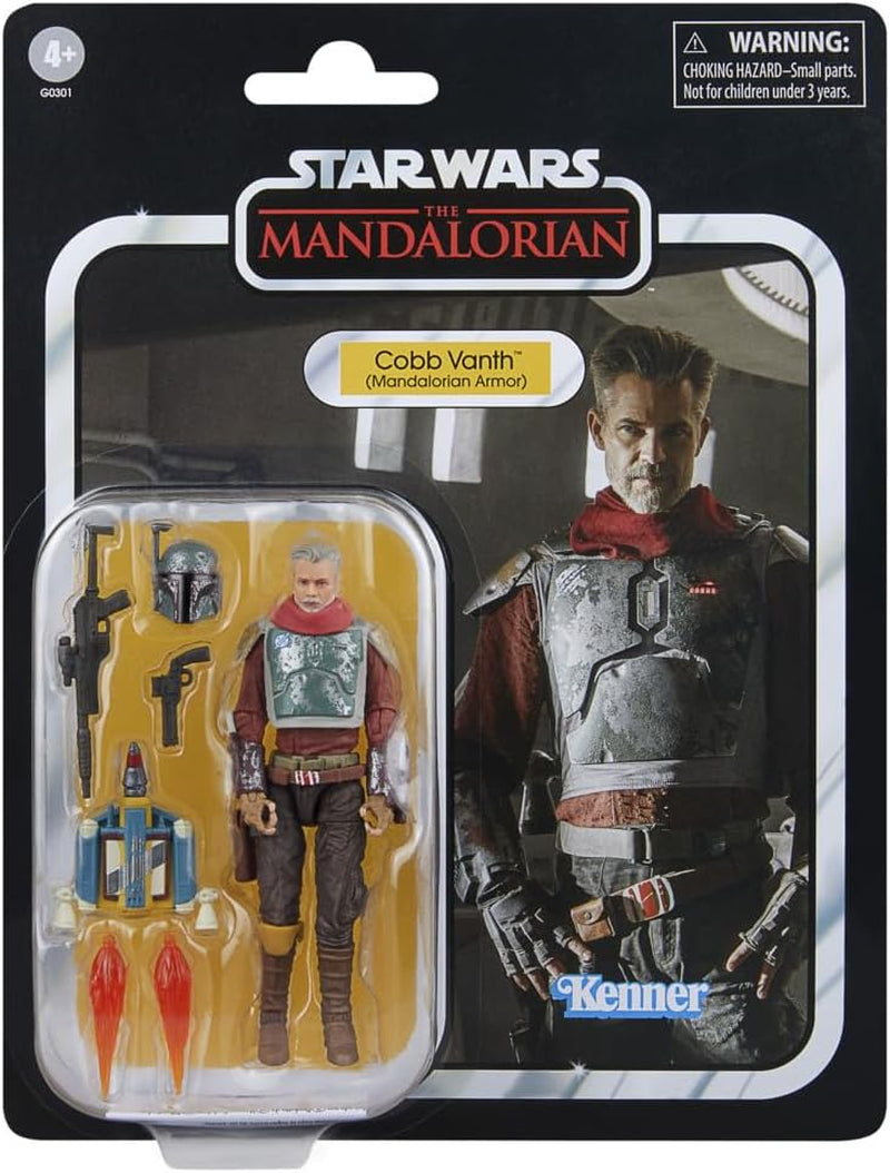 Star Wars Vintage Collection Cobb Vanth (Mandalorian Armor), Deluxe Zu Mandalorian Actionfigur, Skala 9,5 cm Actionfigurer Naty Shop