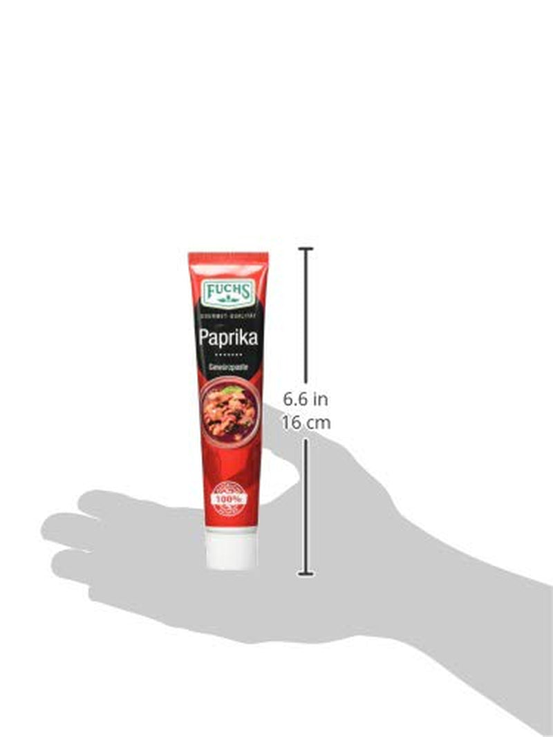Fuchs Gewürze – Paprika Gewürzpaste, vollmundig piquantes Aroma, Paste zum Würzen von Soßen, Fleisch-Gerichten eller Suppen jeglicher Länder-Küchen, 60 g
