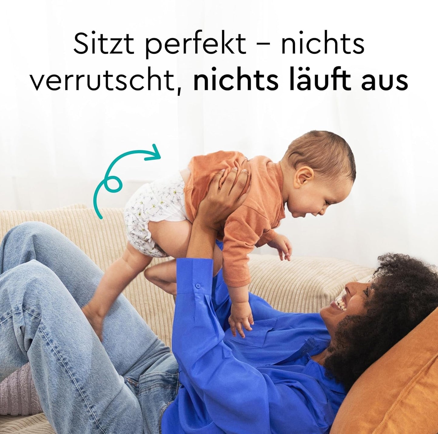 LILLYDOO Babyblöjor Hudvänliga - Storlek 3 (6-10 kg), 29 delar, tillförlitligt läckskydd, mjuk, parfymfri och lotionfri för känslig hud, dermatologiskt testad