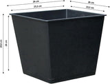 Dehner universalkruka, plast, svart, 30 x 26 x 26 cm