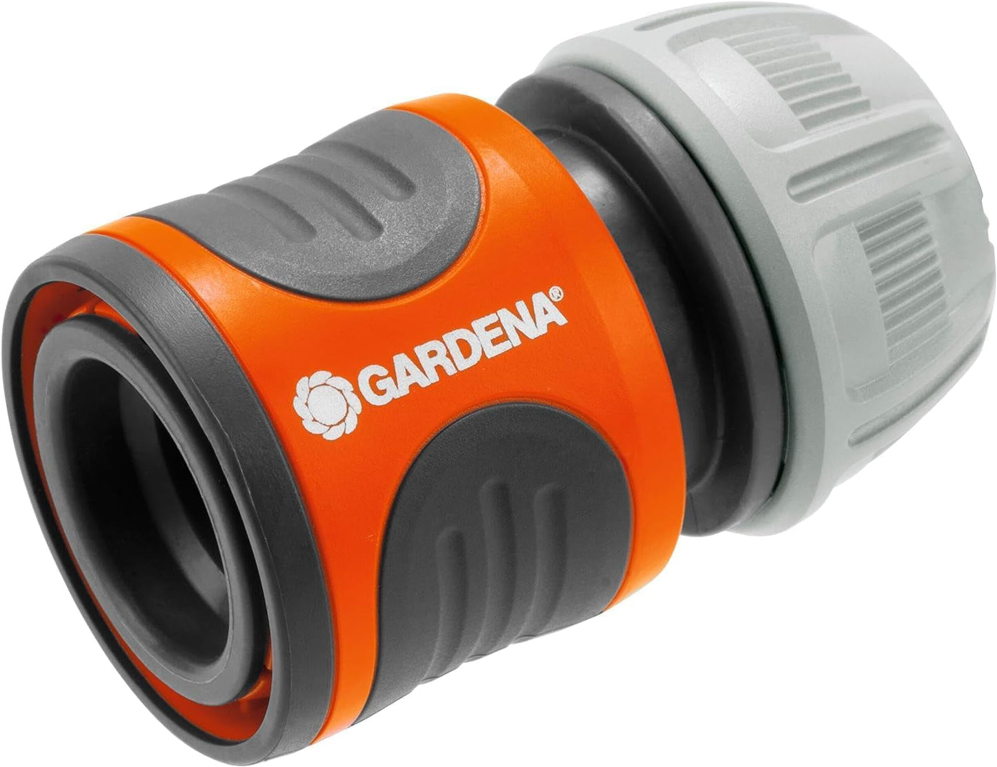 Gardena 13 mm (1/2 tum) och 15 mm (5/8 tum) slanganslutning: Push-in koppling för slangände, urtag för fastspänning, enkel montering, förpackad (18215-20)