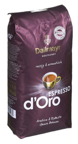 Espresso d'Oro hela bönor 8x 1000g (8000g) - starkt smaksatt kaffe