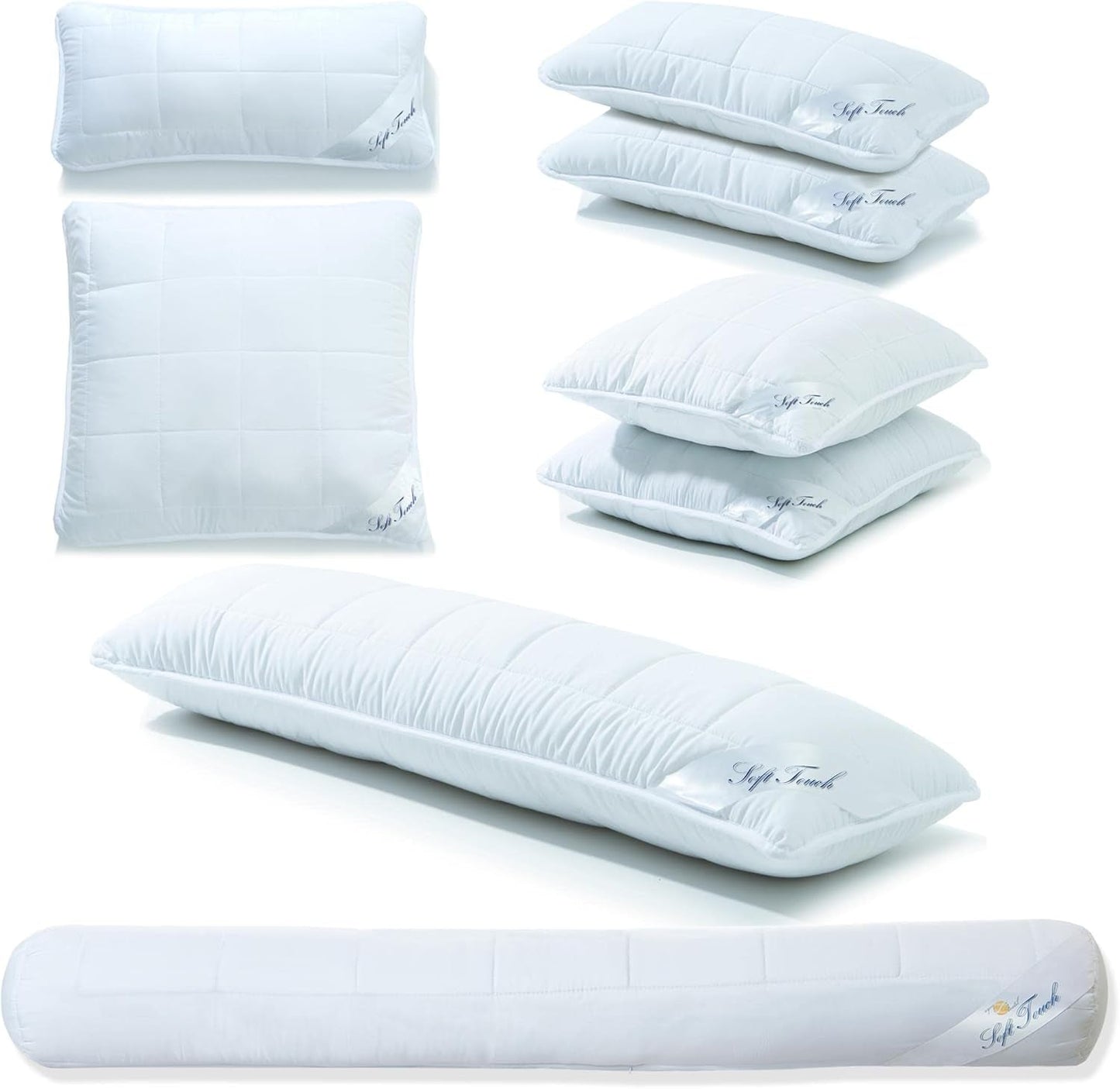 Sido sovkudde 40 X 145 Cm dragkedja amningskudde 1500G Klimatkontroll Oeko-Tex Standardkuddar Naty Shop