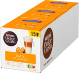 NESCAFÉ DOLCE GUSTO Krups KP3405 Genio S Plus Kapselmaskin | Espresso Boost, 15 bars pumptryck | 0,8 L vattentank | 1500 Watt | Färg Röd med Latte Macchiato