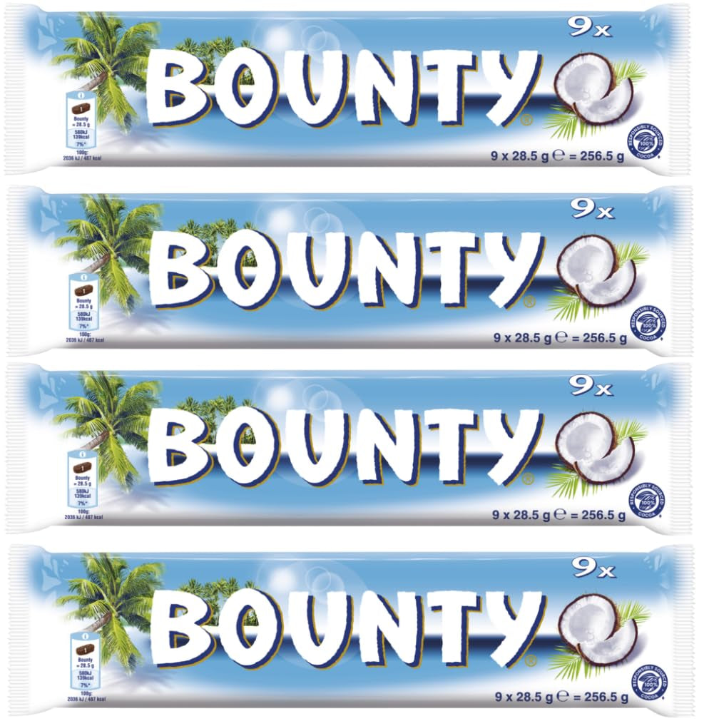 Bounty Chokladkakor | Kokos och choklad | Olika förpackningsstorlekar