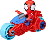 SPIDEY och HANS FANTASTISKA VÄNNER Marvel Spidey Motorcykelfigurleksak för pojkar och flickor från 3 år och uppåt Actionfigurer Naty Shop