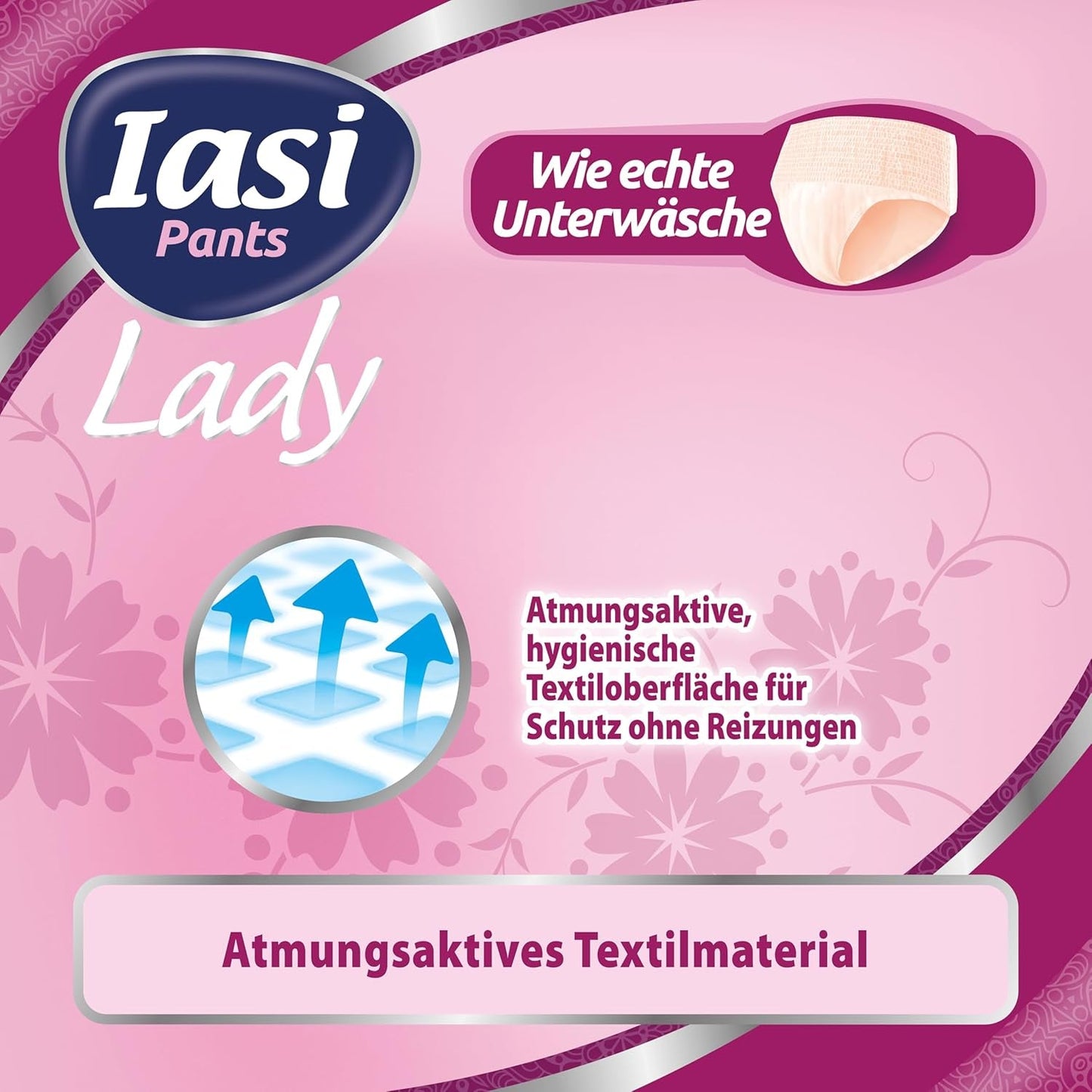 LADY Pants 48 Disponibel urininkontinensbyxor Absorbens Plus Size S för kvinnor 48 st