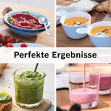Bosch Standmixer Vitapower Serie 4 MMB6172SN, Verbesserte Version, 10 Jahre Motorgarantie, Edelstahl-Klingen, 1,5L Glasbehälter, Spülmaschinenfeste Teile, 30 000 U/Min, 1200 W, Silver Kitchen Naty Shop