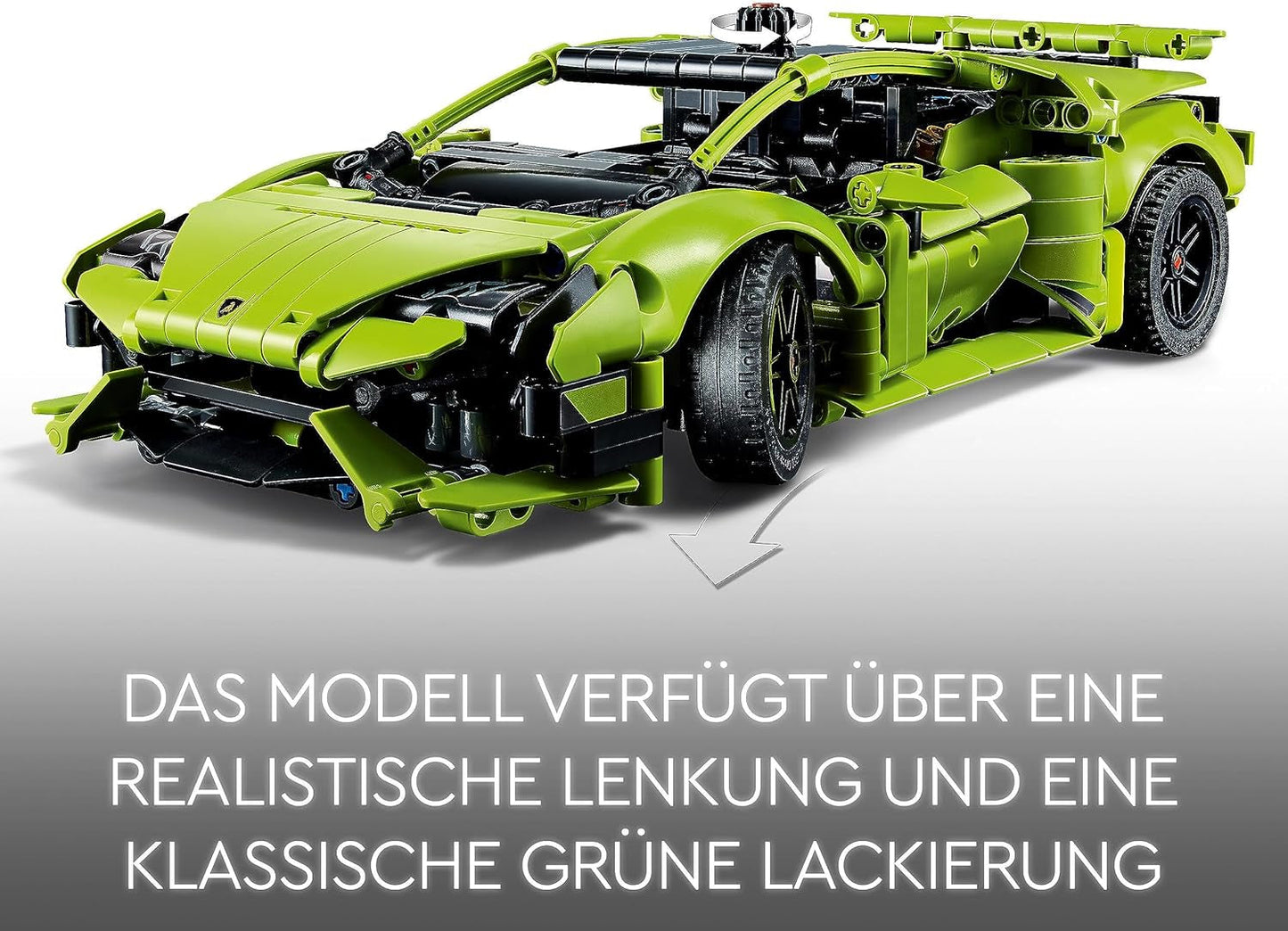 LEGO 42161 Technic Lamborghini Huracán Tecnica Leksaksbilmodellsats Racingbilsbyggsats för barn Pojkar Flickor Motorsportfans Collection Presentbyggset Besuche den LEGO-Store