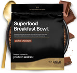 Protein fungerar | Superfood Frukost - GULD Innovation, prisbelönt spannmål, proteinmüsli, näringsrik med spannmål, frön och havre, fiberrik, äpple och kanel, 10 portioner, 600 g