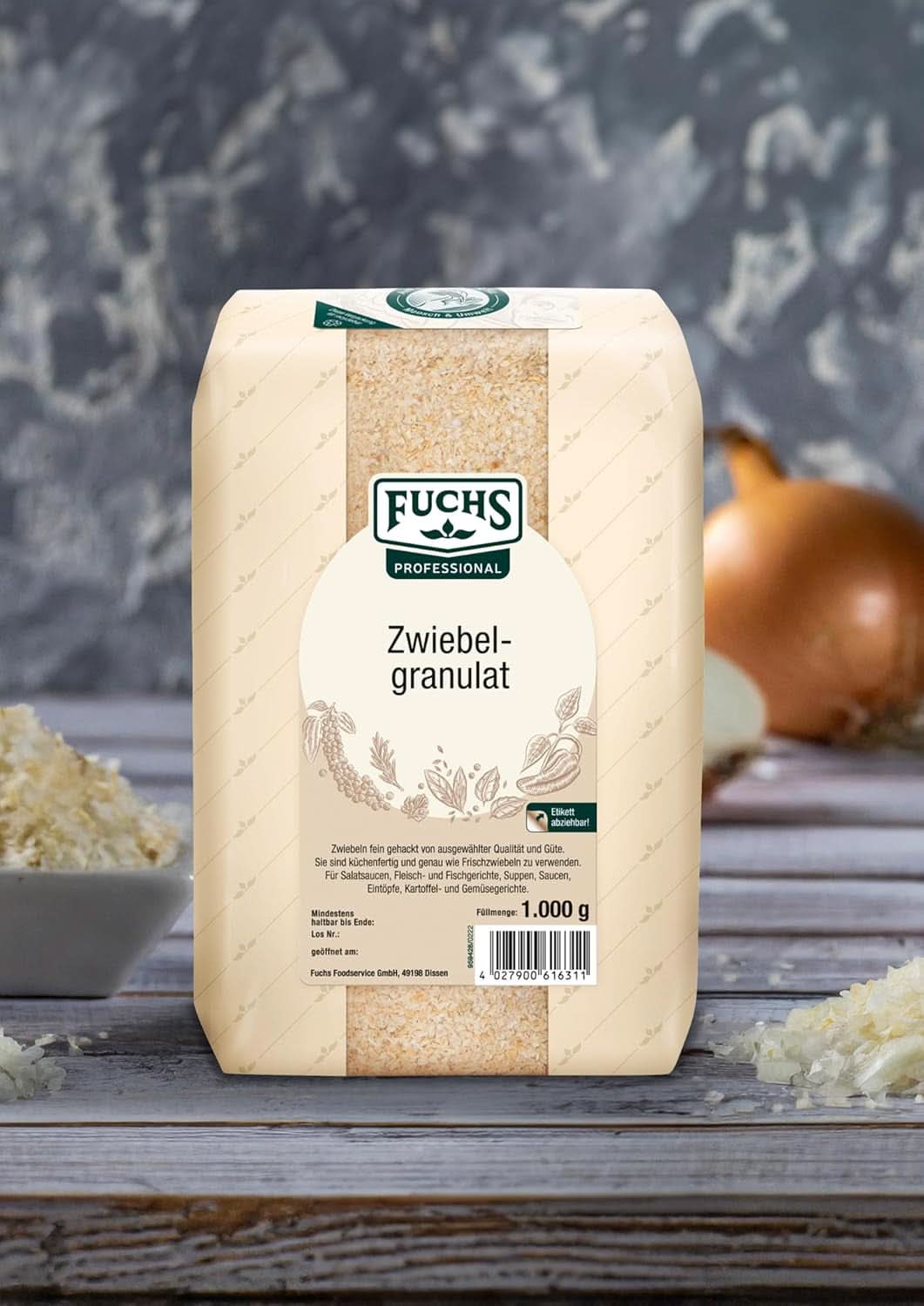 Fuchs Professional lökgranulat, 1 Kg Kryddor Naty Shop