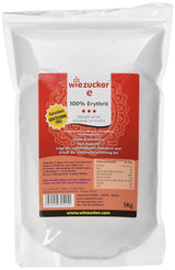 Erythritol, 1Er Pack (1 X 1 kg) 1000 gram sötningsmedel Naty Shop Single
