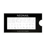 NÉONAIL Nagel Stempel Mit Schaber - Nägel Selber Machen - Nail Art Stämpel - Nageldesign Für Nagel Schablone - French Nails Stempel - Silikon Nagelstempel