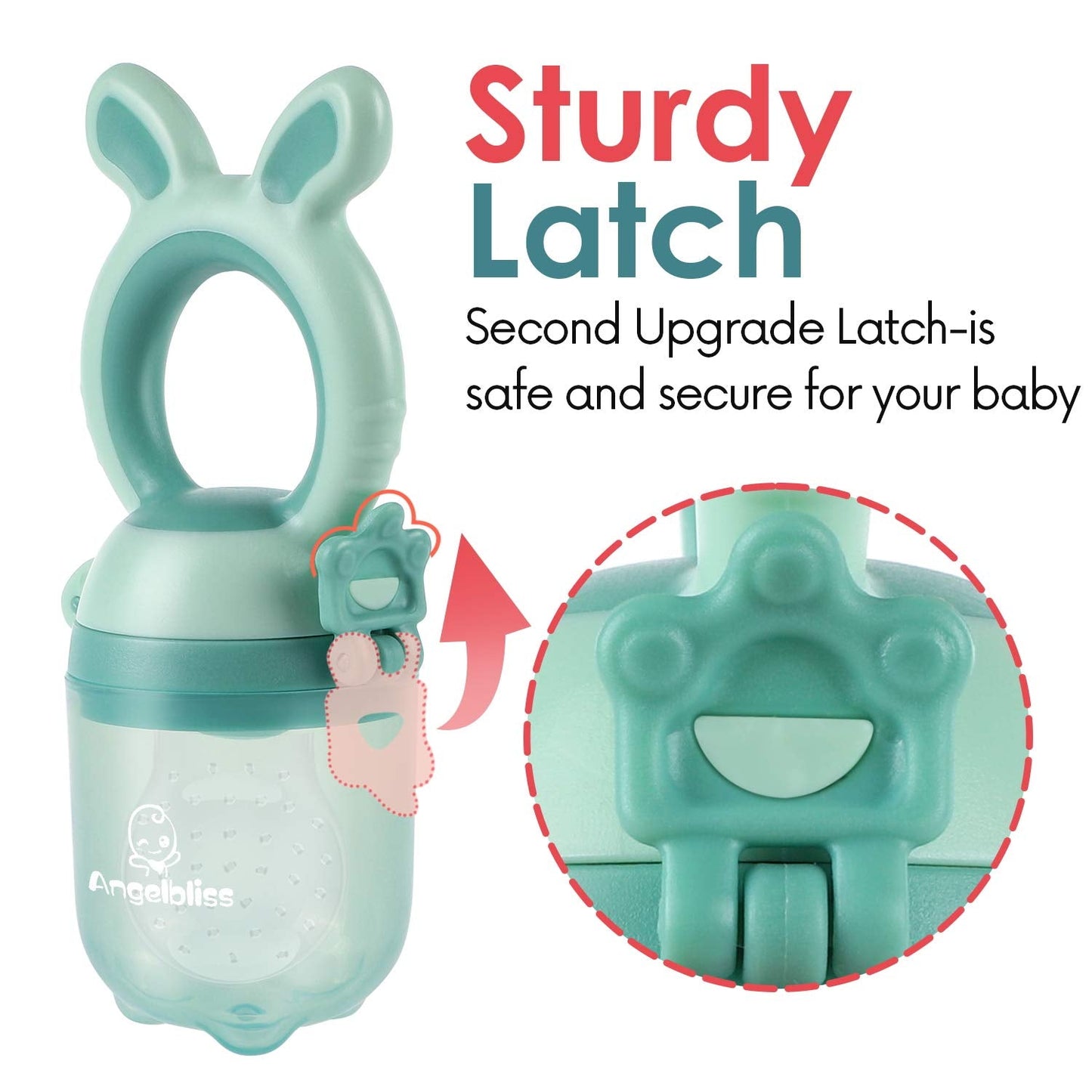 Tétine Pour Bébé/Tétine à Fruit/Tetine Grignoteuse Bebe/Tétine D'alimentation Pour Bébé - Toy de Dentition Pour Bébé, Sans BPA (Pack of 2)