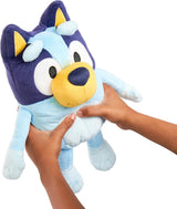 Bluey plyschleksak med ljudeffekter, funktionell plyschleksak, interaktiv plyschleksak, pratande plyschleksak, plyschleksak (33cm) Naty Shop Dolls