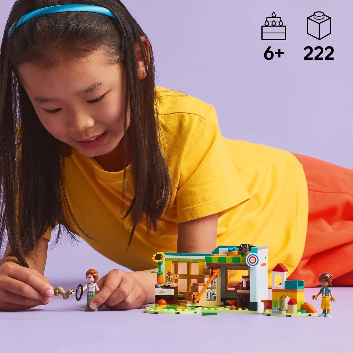 LEGO Friends Autumn's Room Bygg- och lekset för kreativt rollspel, set för tjejer från 6 år med 2 minifigurer och en illerfigur, pedagogisk leksak 42646 Byggset Besuche den LEGO-Store