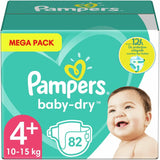 Blöjor Pampers 81657566 Baby-Dry Byxor, vit