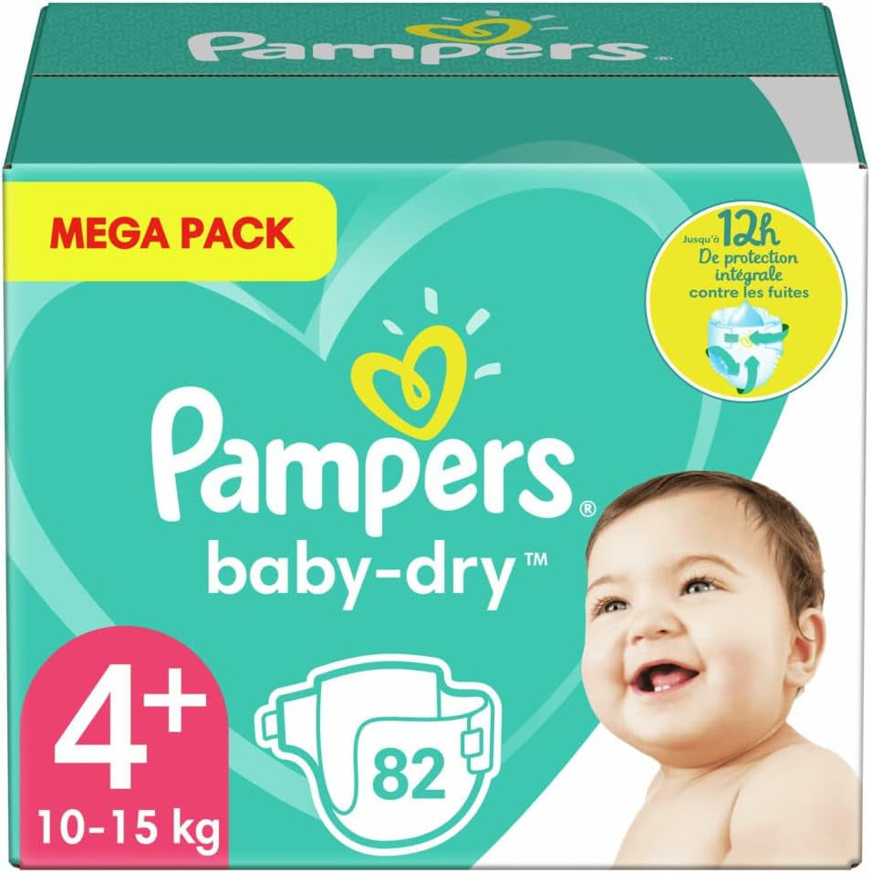 Blöjor Pampers 81657566 Baby-Dry Byxor, vit