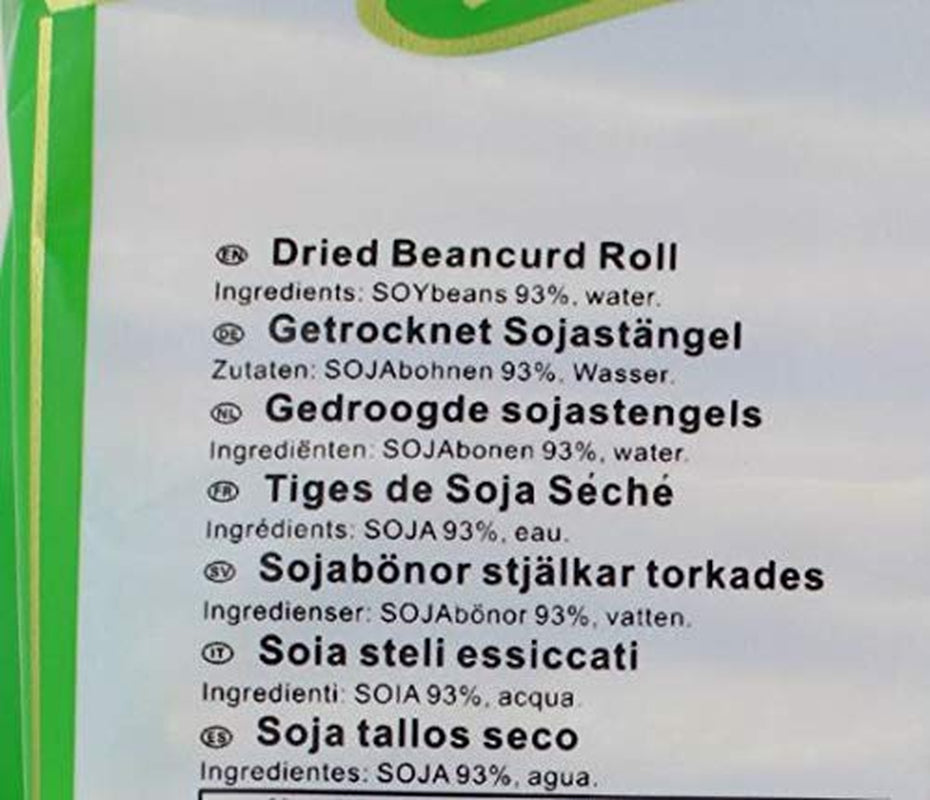 - Torr sojabönsrulle (1 x 300 g)