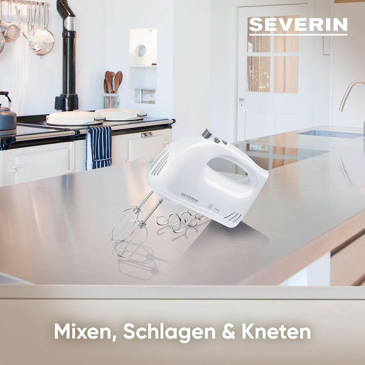 SEVERIN Handmixer HM3820 (LBH 20X9X14 Cm) LBH 20X9X14 Cm Weiß Kitchen Naty Shop
