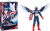 Marvel Studios Captain America Brave New World, Captain America Deluxe Actionfigur, 30 cm Actionfigurer Naty Shop