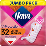 Ultra Regular sanitetsbindor - Moderate Flow - 32 våtservetter i individuella påsar