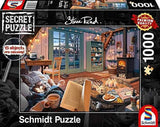 Schmidt Spiele 59655 In the Holiday Home 1000 bitar hemligt pussel Pussel Naty Shop Standardtitel