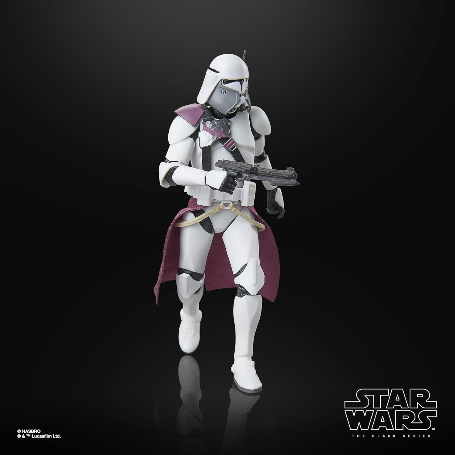 Star Wars Black Series Clone Commander Bacara, Star Wars: Ahsoka Premium Samlarfigur (15 cm) Actionfigurer Naty Shop