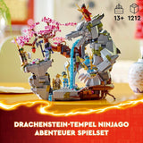 LEGO NINJAGO Dragon Stone Temple Drakleksak med 6 Ninjafigurer, stort set att bygga, leka och visa upp, födelsedagspresent för pojkar och flickor 13+ 71819 Byggset Besuche den LEGO-Store