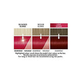 Live Ultra Bright eller Pastellröd hårfärg 3 stycken Semipermanent färg Håller upp till 15 tvättar - 092 Pillar Box Red Naty Shop Hårfärgning