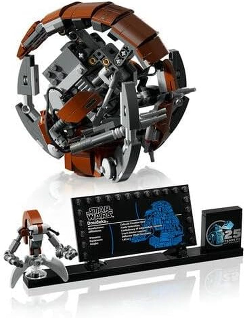 LEGO Star Wars Droideka-set, Droidmodellsats för vuxna, skrivbordsdekor, samlarobjekt, presentidé för män och kvinnor 75381 Byggset Besuche den LEGO-Store