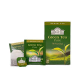 Ahmad Tea - Grönt te - Smakförseglade individuellt förpackade tepåsar med 2 g te per portion - 20 bandade tepåsar (paket med 2)