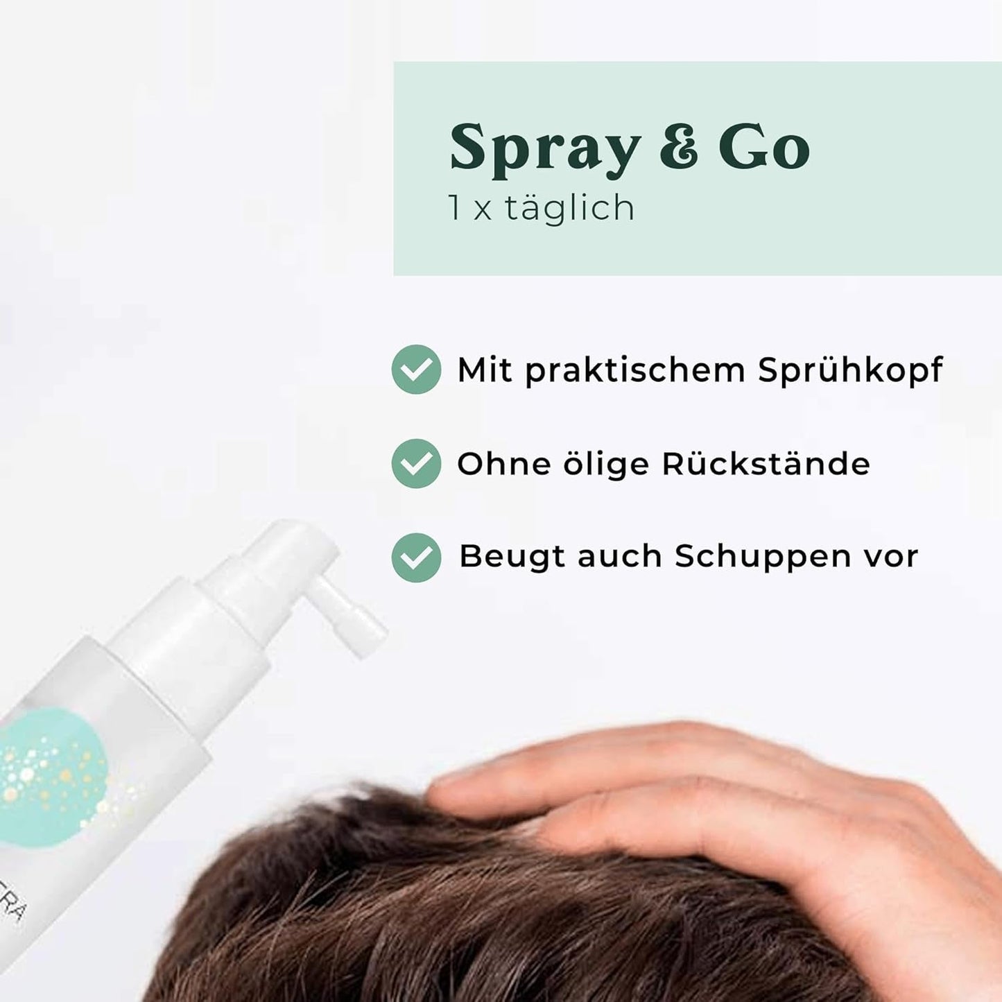 Rosemary Oil Hair Tonic Spray 100ml - Rosemary Oil Spray accelererar naturligt hårväxten - Hårväxtmedel för kvinnor och män - Håravfallsserum - Rosemary Hair Oil från Cosphera Hair Care Naty Shop