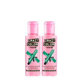 GO TOXIC UV semipermanent hårfärgskräm, 100 ml (1 förpackning) Naty Shop Grön hårfärgning 100 ml (2 förpackning)