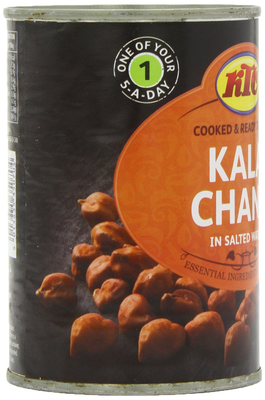 - Bruna kikärtor (på burk), förpackning om 12 st (12 x 400 g)