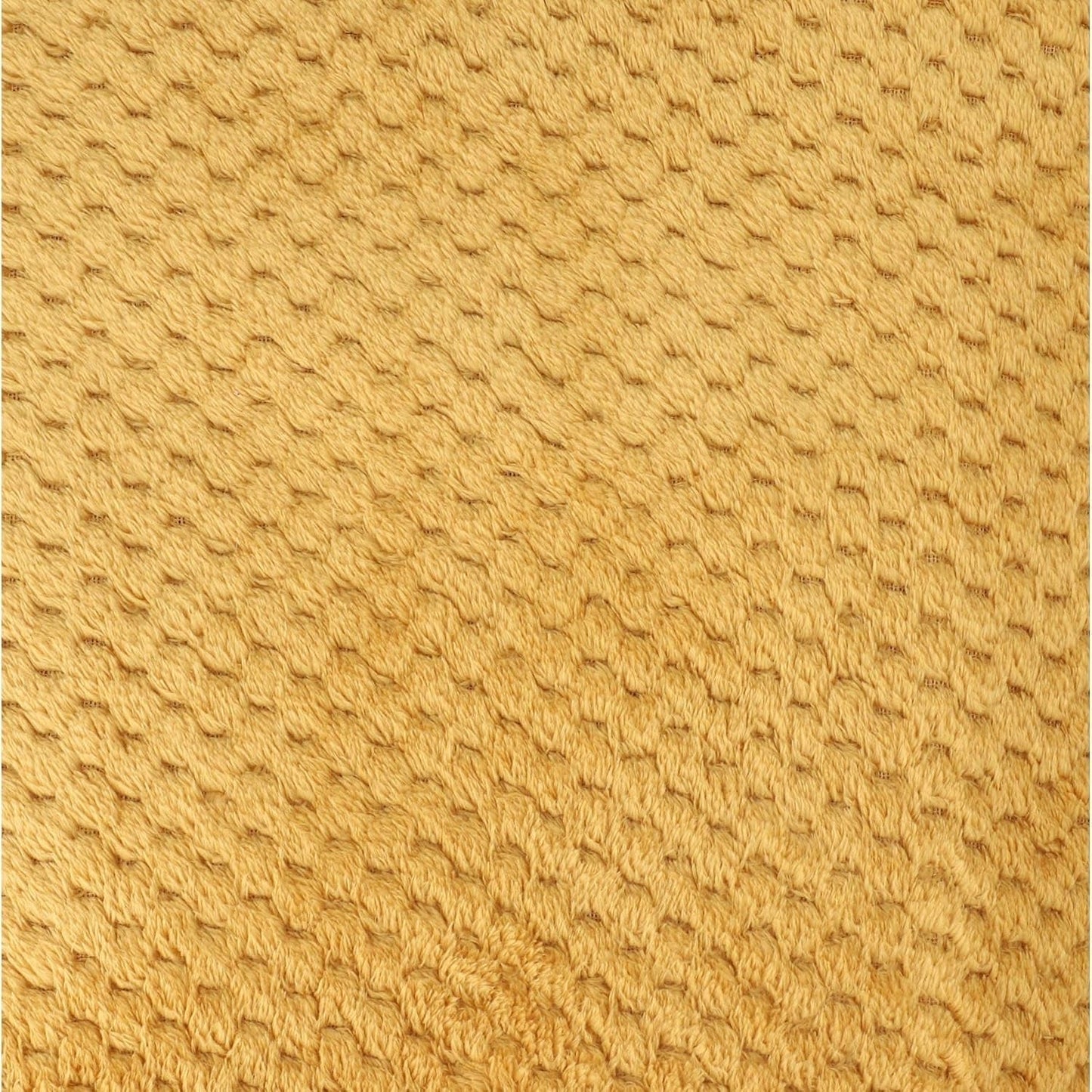 HOMLA Noah Mjuk dekorativ filt - mysig polyesterfiberfilt för hem fluffig filt för bäddsoffa - 150 X 200 cm riskornsmönster senapsfärg Sängar och filtar Besuche den HOMLA-Store