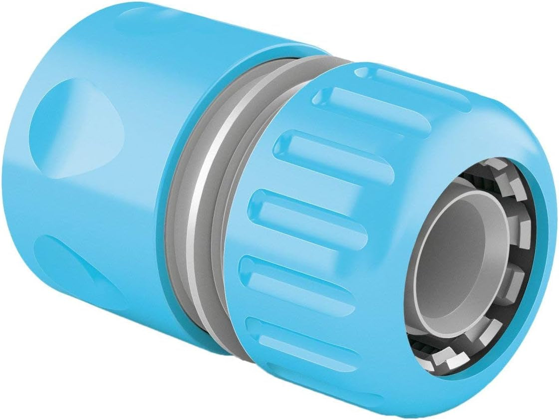 Cellfast snabbkoppling - CellPRO 1" Continuous Flow Rostless Steel Feners, 2 Slang End Connector, ABS Plast, 57-027, Grå