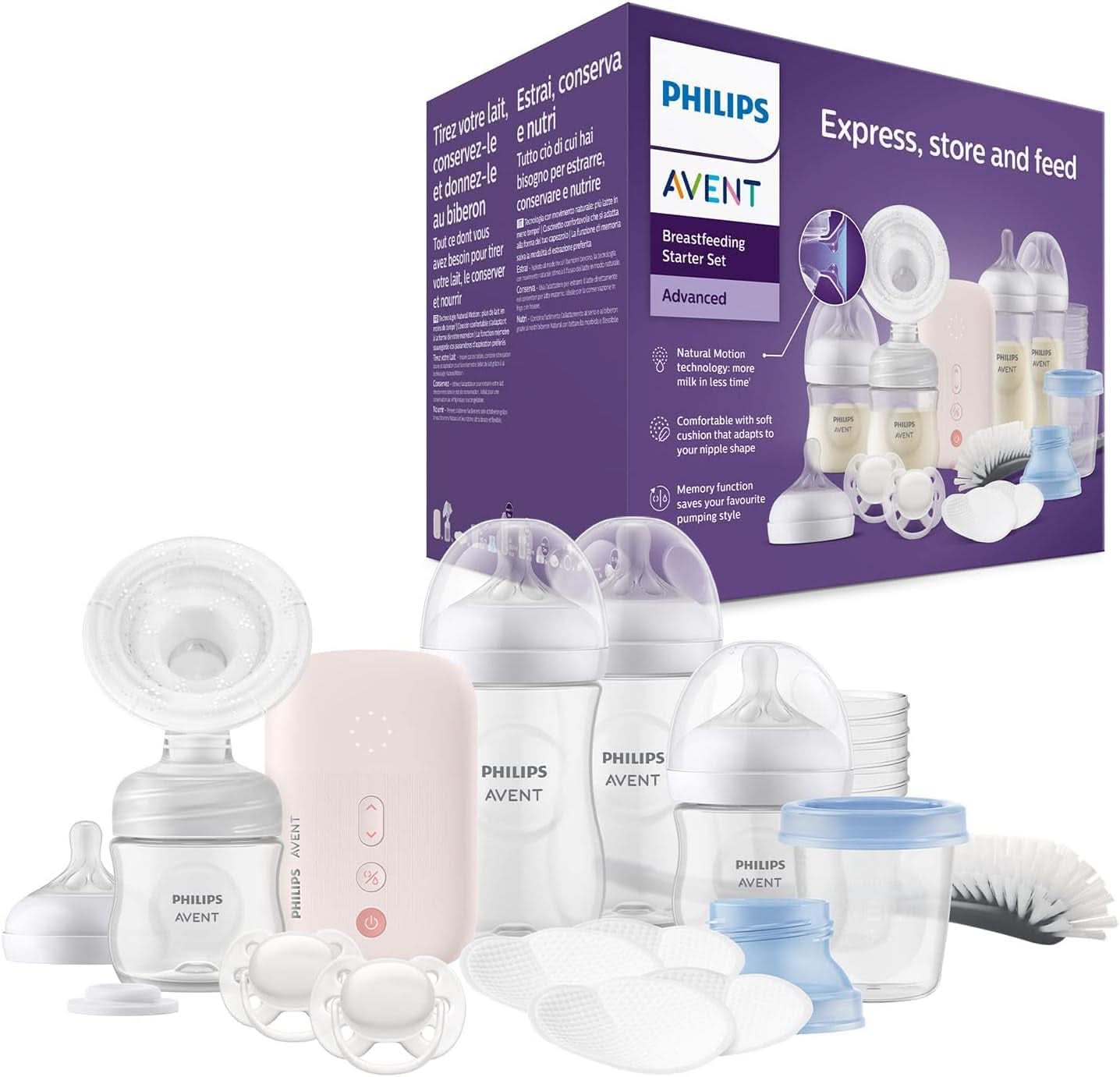 Philips Avent elektrisk bröstpump, presentset Mat och amningstillbehör Bebe Naty Shop