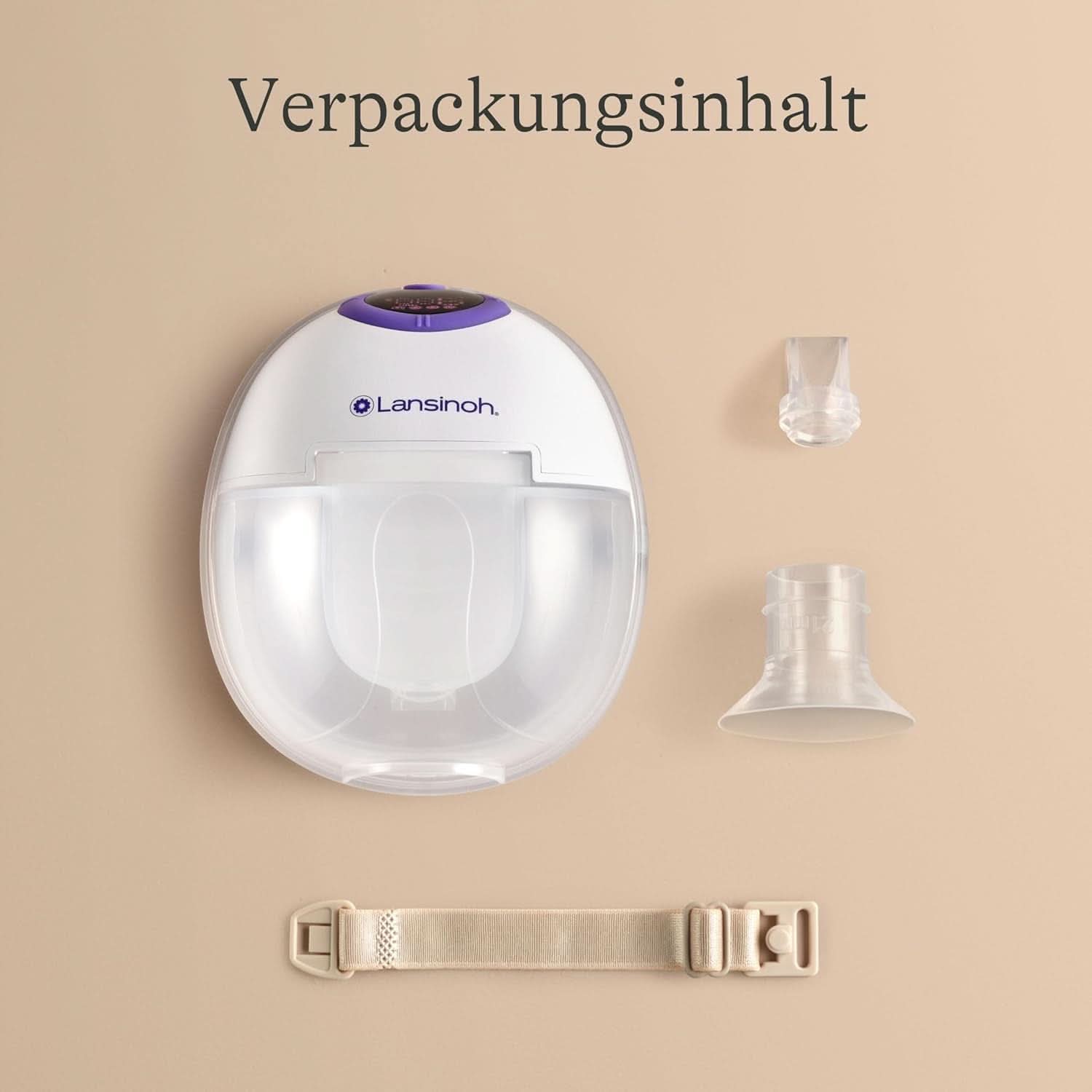 Lansinoh Bärbar elektrisk bröstpump Tillbehör Mat och Amning Bebe Naty Shop