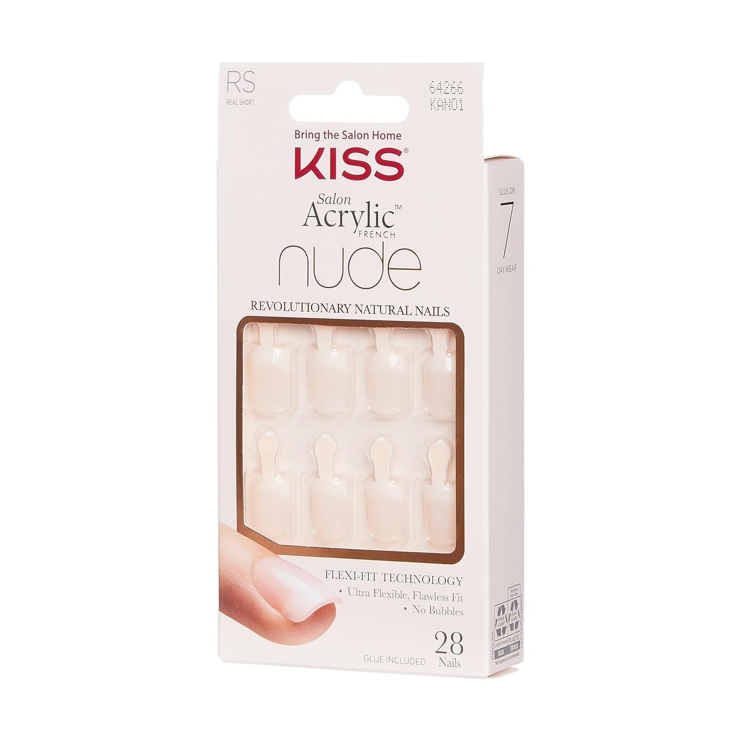 Kiss Nude Nails Amazing Nails (paket med 2)
