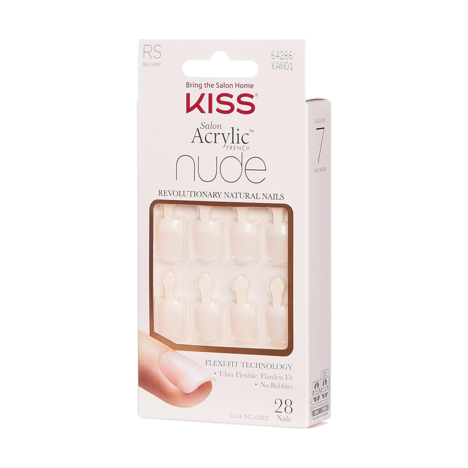 Kiss Nude Nails Amazing Nails (paket med 2)