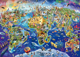 Schmidt Spiele 58288, Upptäck världen, pussel 1000 bitar Puzzle Naty Shop