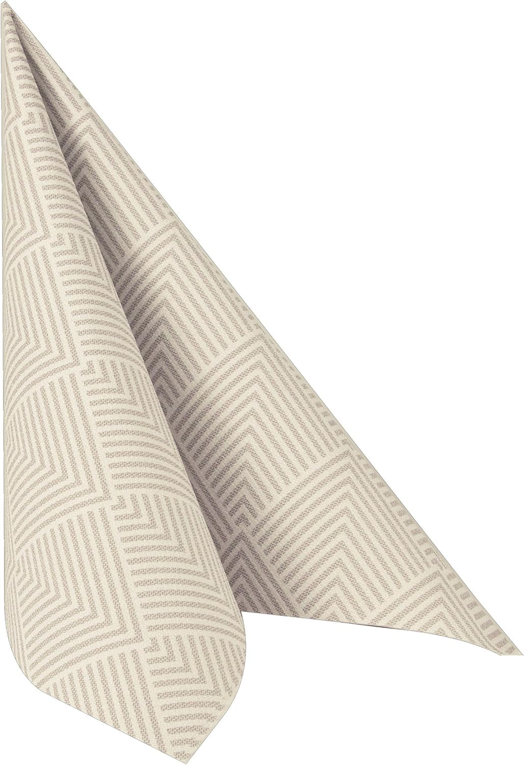 Papstar, 50 servetter "ROYAL Collection" 1/4-faldigt 40 Cm X 40 Cm "Elegance" Brun, #86498 (Pack of 2)